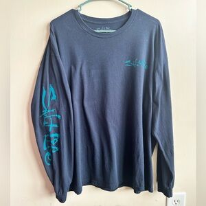 Salt Life Mens Long Sleeve Last Cast Graphic T Shirt XL